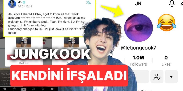 BTS Üyesi Jungkook Kazara TikTok Hesabını İfşa Edince ARMY’nin Lisanına Düştü!