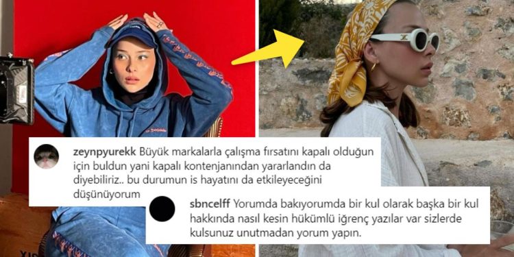 Tesettürü Bıraktığını Açıklayan Fenomen Rumeysa Yağcı Toplumsal Medyanın Gündeminde